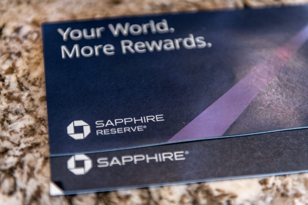 Picture of Chase Sapphire Cards